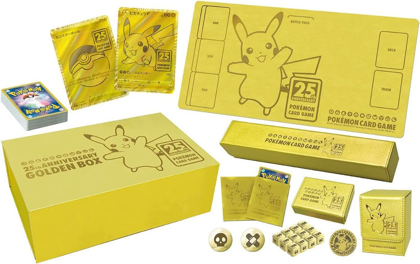 Jeu de cartes Pokémon 25e anniversaire GOLDEN BOX